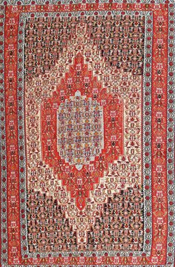 Machine Washable Traditional Tan Brown Rug, wshtr225