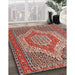 Traditional Tan Brown Persian Rug in Family Room, tr225