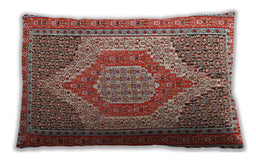 Traditional Classic Rectangular Tan Brown Lumbar Throw Pillow, 13 inch by 19 inch, lbtr225