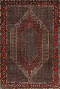 Machine Washable Traditional Brown Rug, wshtr2260