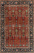 Traditional Saffron Red Persian Rug, tr2261