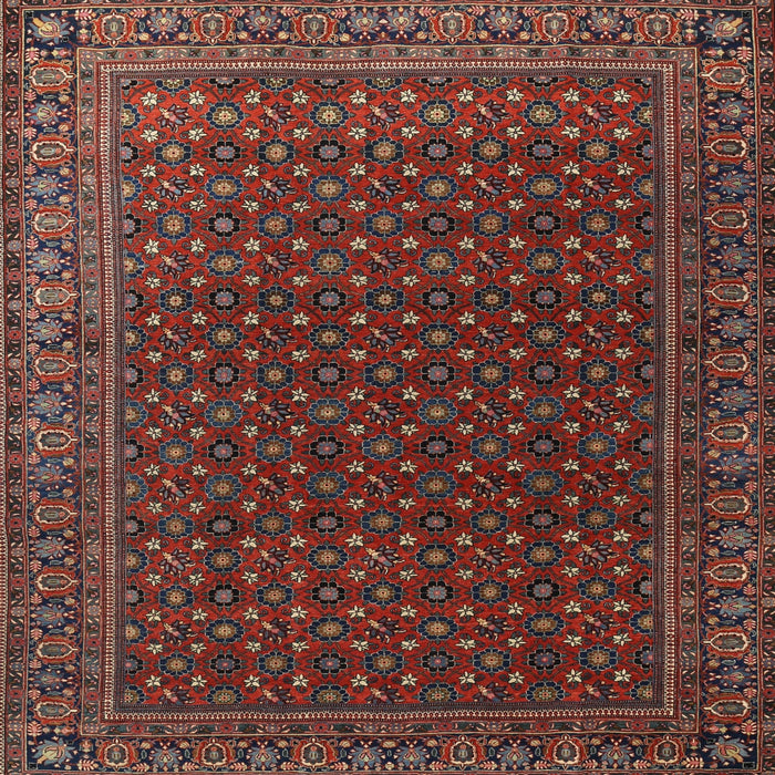Square Traditional Brown Persian Rug, tr2263