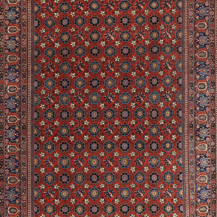 Machine Washable Traditional Brown Rug, wshtr2263