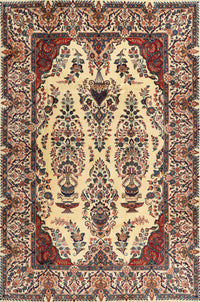 Machine Washable Traditional Red Brown Rug, wshtr2264