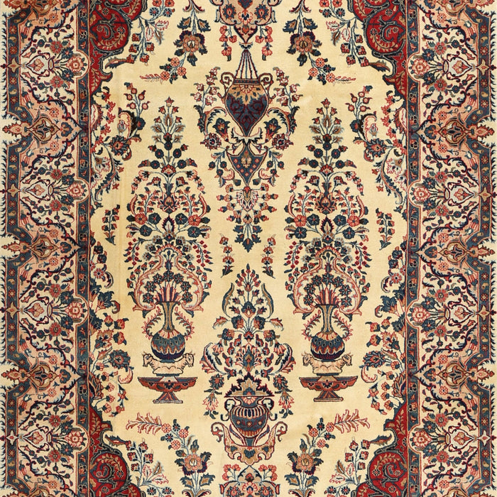 Machine Washable Traditional Red Brown Rug, wshtr2264