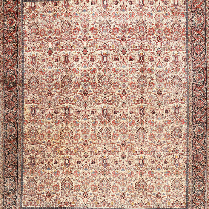Machine Washable Traditional Chestnut Red Rug, wshtr2265