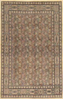 Machine Washable Traditional Sepia Brown Rug, wshtr2267