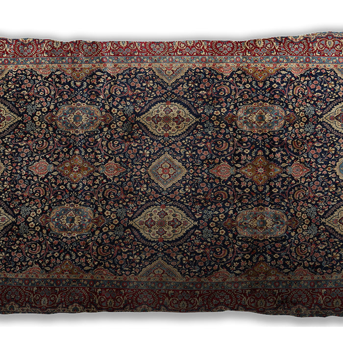 Traditional Classic Rectangular Dark Almond Brown Lumbar Throw Pillow, 13 inch by 19 inch, lbtr2268