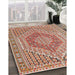 Traditional Brown Persian Rug in Family Room, tr226