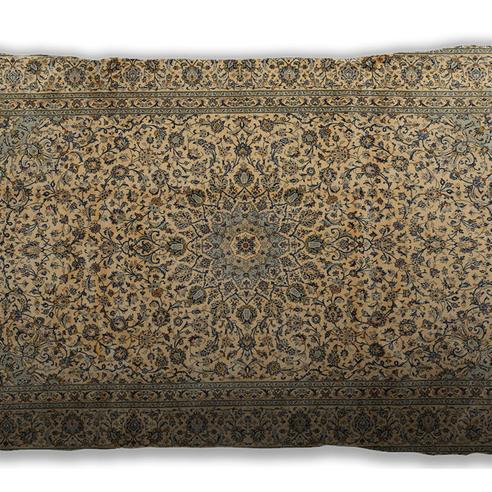 Traditional Classic Rectangular Red Brown Lumbar Throw Pillow, 13 inch by 19 inch, lbtr2270