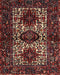 Traditional Dark Gold Brown Persian Rug, tr2271