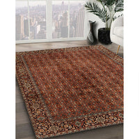 Traditional Saffron Red Persian Rug, tr2272