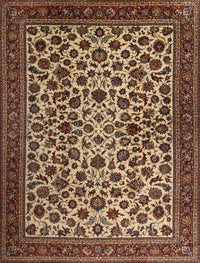 Machine Washable Traditional Peru Brown Rug, wshtr2275