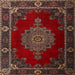 Square Traditional Brown Persian Rug, tr2276