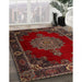 Traditional Brown Persian Rug in Family Room, tr2276