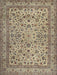 Machine Washable Traditional Coffee Brown Rug, wshtr2277