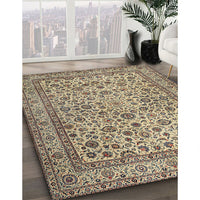 Traditional Coffee Brown Persian Rug, tr2277