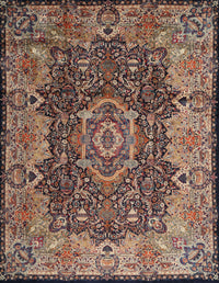 Machine Washable Traditional Camel Brown Rug, wshtr2278