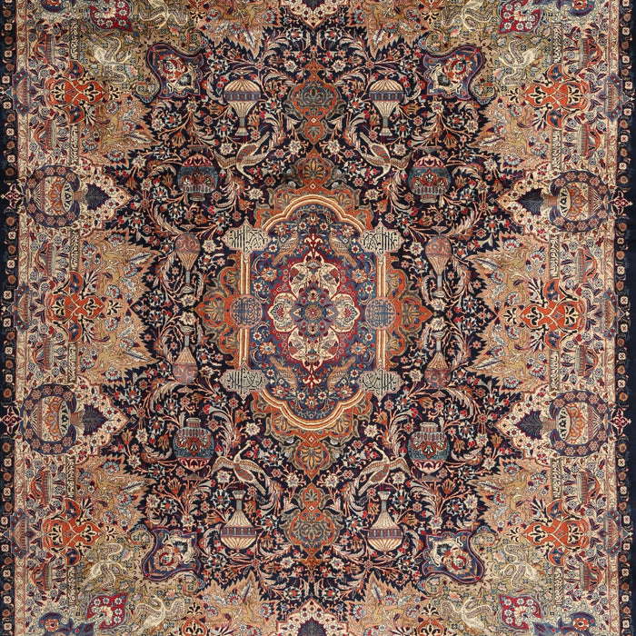 Machine Washable Traditional Camel Brown Rug, wshtr2278