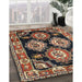 Traditional Camel Brown Persian Rug in Family Room, tr2279