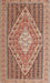 Machine Washable Traditional Fire Brick Red Rug, wshtr227