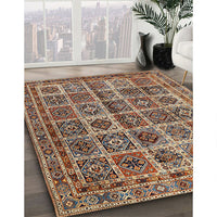 Traditional Brownish Green Persian Rug, tr2281