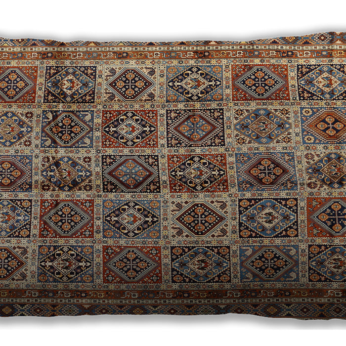 Traditional Classic Rectangular Brown Green Lumbar Throw Pillow, 13 inch by 19 inch, lbtr2281