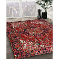 Traditional Rust Pink Persian Rug, tr2284