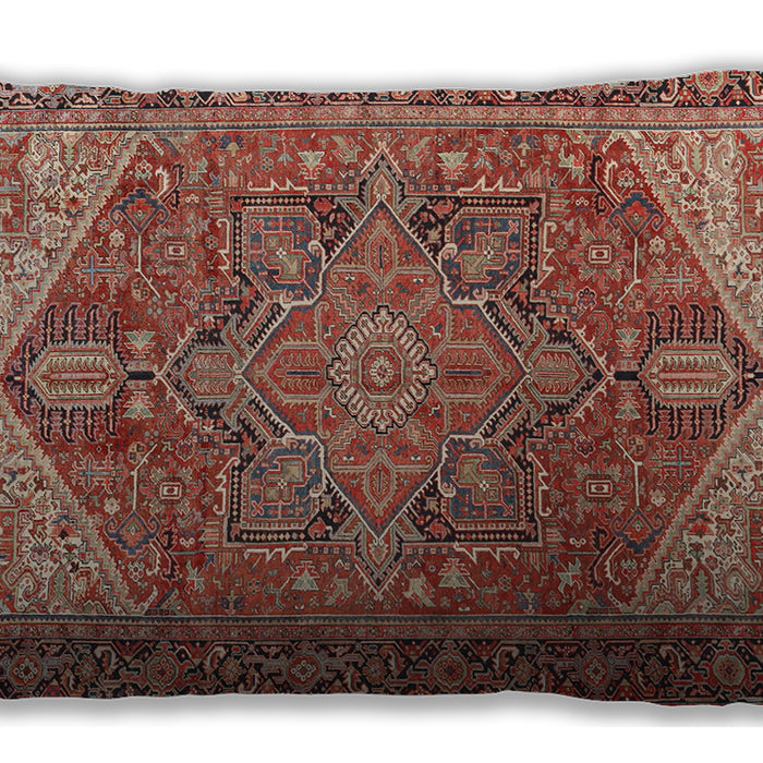 Traditional Classic Rectangular Light Copper Gold Lumbar Throw Pillow, 13 inch by 19 inch, lbtr2287