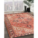 Machine Washable Traditional Red Rug in a Family Room, wshtr2289