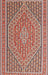 Traditional Fire Brick Red Southwestern Rug, tr228