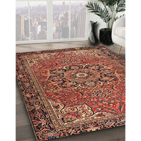 Traditional Saffron Red Persian Rug, tr2291