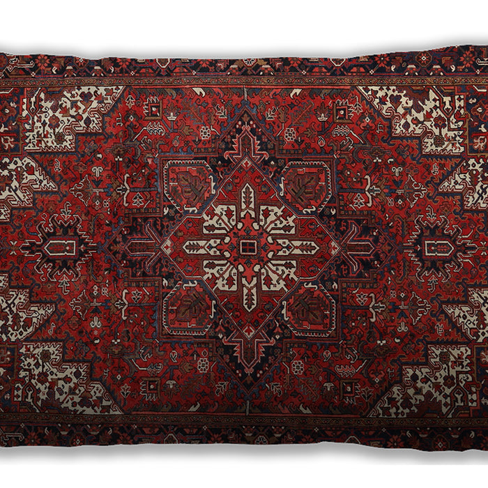 Traditional Classic Rectangular Chestnut Brown Lumbar Throw Pillow, 13 inch by 19 inch, lbtr2292