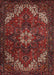 Traditional Chestnut Brown Persian Rug, tr2292