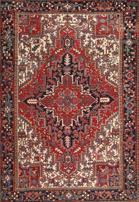 Machine Washable Traditional Saffron Red Rug, wshtr2293