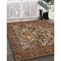 Traditional Bakers Brown Persian Rug, tr2294