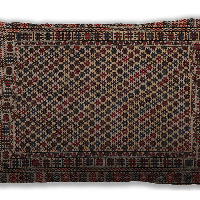 Traditional Classic Rectangular Red Lumbar Throw Pillow, 13 inch by 19 inch, lbtr2296