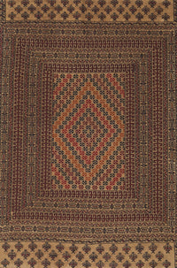 Machine Washable Traditional Night Red Rug, wshtr2297