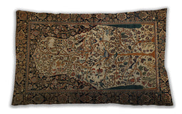 Traditional Classic Rectangular Bakers Brown Lumbar Throw Pillow, 13 inch by 19 inch, lbtr22