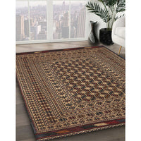 Traditional Bakers Brown Southwestern Rug, tr2300