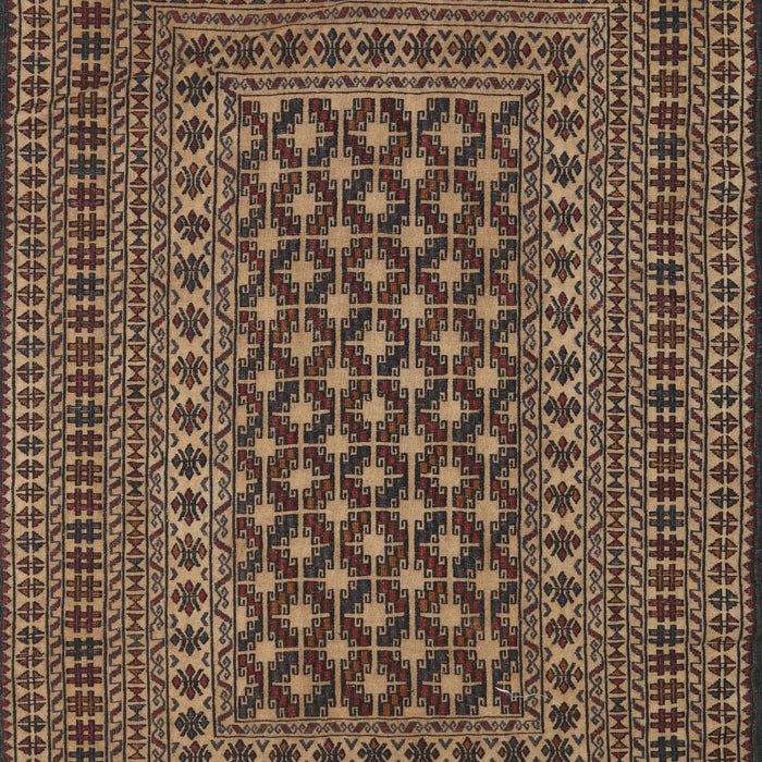 Machine Washable Traditional Bakers Brown Rug, wshtr2300