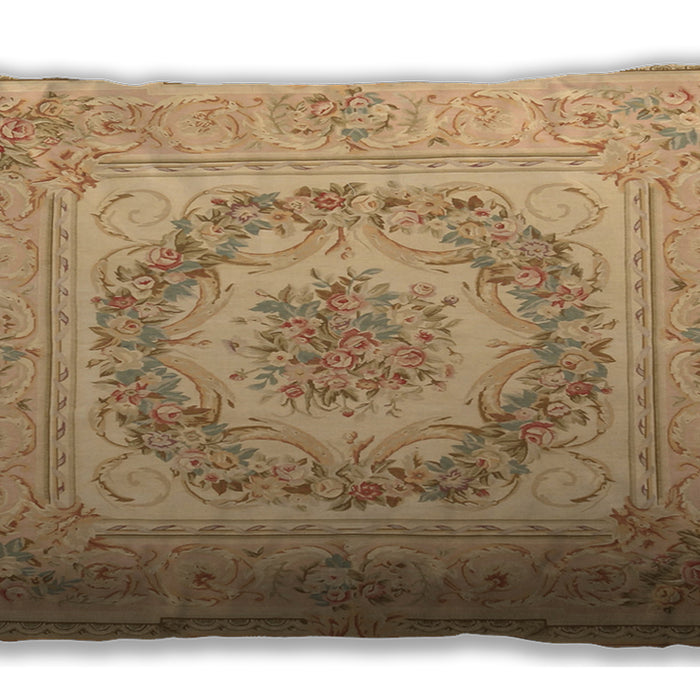 Traditional Classic Rectangular Orange Lumbar Throw Pillow, 13 inch by 19 inch, lbtr2303