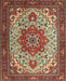 Traditional Saffron Red Persian Rug, tr2304