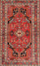 Traditional Orange Salmon Pink Persian Rug, tr2306