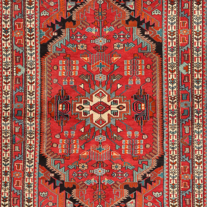 Machine Washable Traditional Orange Salmon Pink Rug, wshtr2306