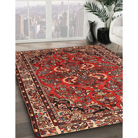 Traditional Orange Salmon Pink Persian Rug, tr2307