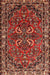 Traditional Orange Salmon Pink Persian Rug, tr2307