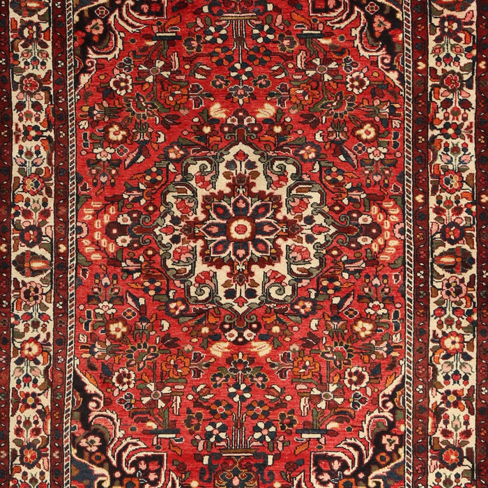 Machine Washable Traditional Cranberry Red Rug, wshtr2308