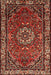 Traditional Cranberry Red Persian Rug, tr2308