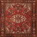 Square Traditional Red Persian Rug, tr2309